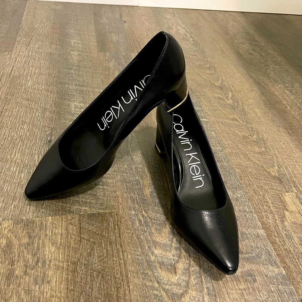 Calvin Klein black pumps
